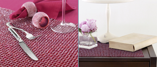 Veronica / Lara Glass Beaded Tablemat